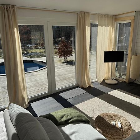 Cabin In The Forest With Spa Bath Västra Torup Extérieur photo